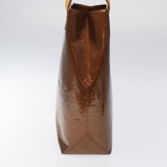 LOUIS VUITTON Monogram Vernis Reade MM Hand Bag Bronze M91143 - Picture 4 of 12